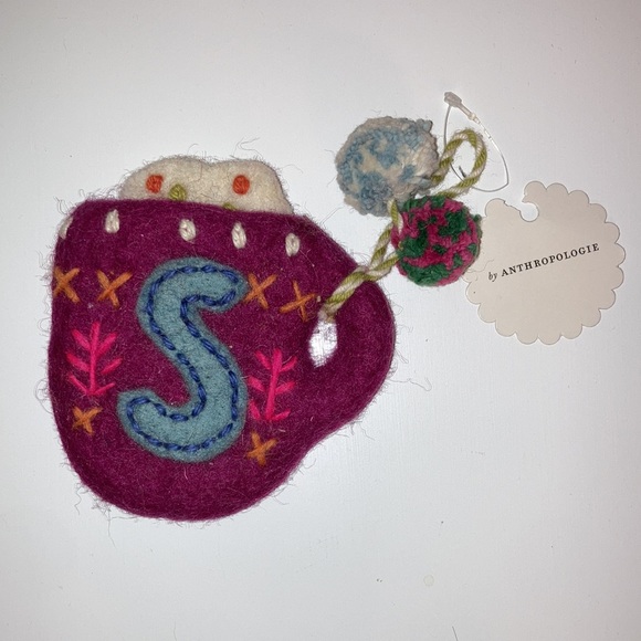 Anthropologie “S” Ornament - Picture 3 of 4